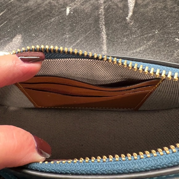 Coach Swinger C2643 plus Gold Coach Chain (2 straps) Coach Originals Blue - Picture 10 of 14